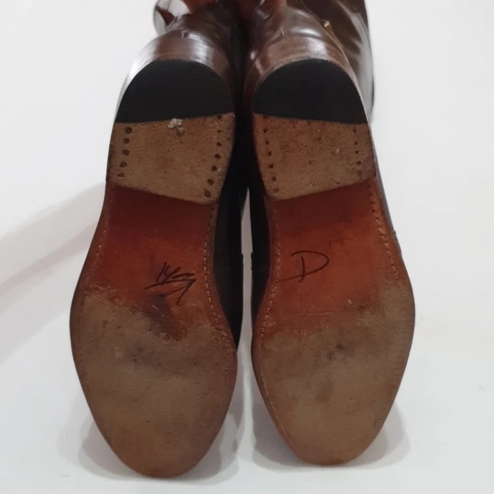 FRYE Melissa Harness Tall Umber Boots